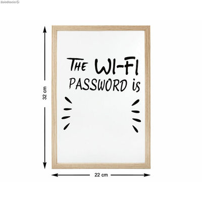 Biała tablica The WIFI Password