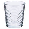 Bicchiere acqua in vetro goffrato 260 ml