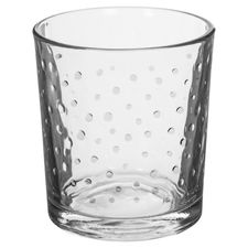 Bicchiere gocce d&#39;acqua in vetro 260ml