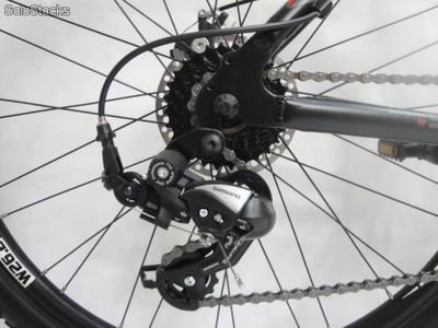 Bicicleta de montaña aluminio Shimano doble disco y suspensión - Foto 2