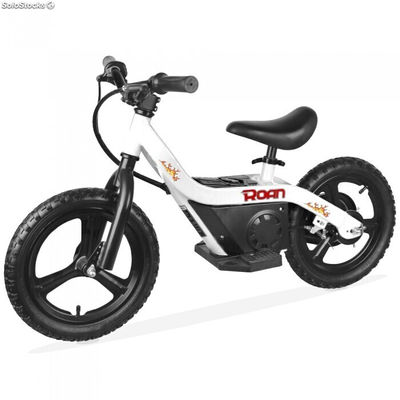 Bicicleta electrica infantil 100W 14&quot; sin pedales_blanco