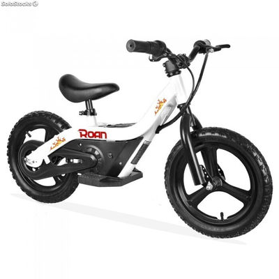 Bicicleta electrica infantil 100W 14&amp;quot; sin pedales_blanco - Foto 2