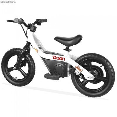 Bicicleta electrica infantil 100W 14&amp;quot; sin pedales_blanco - Foto 5