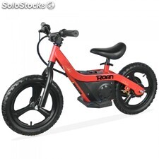 Bicicleta electrica infantil 100W 14&quot; sin pedales_rojo