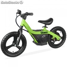 Bicicleta electrica infantil 100W 14&quot; sin pedales_verde