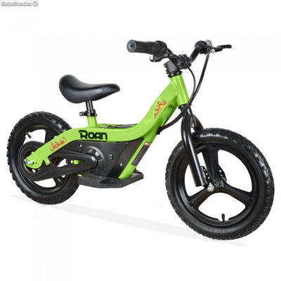 Bicicleta electrica infantil 100W 14&amp;quot; sin pedales_verde - Foto 3