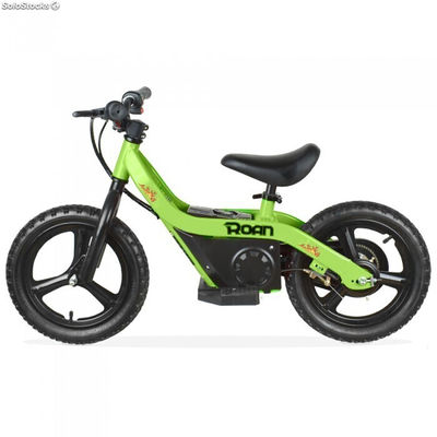 Bicicleta electrica infantil 100W 14&amp;quot; sin pedales_verde - Foto 5