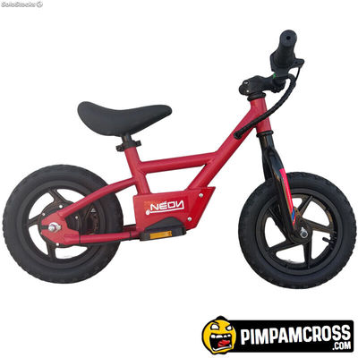 Bicicleta Eléctrica niño 100w Neón 12 Pulgadas - Sin Montar, Rojo - Foto 3