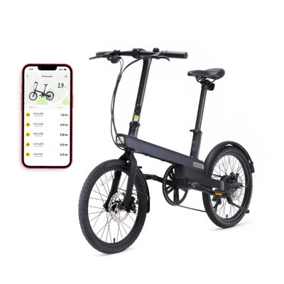 Bicicleta eléctrica urbana Xiaomi QiCYCLE C2, Conectada, Pedaleo asistido, Auton