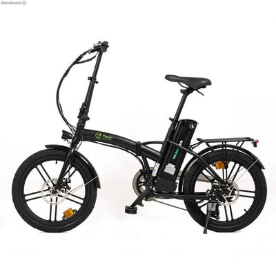 Bicicleta electrica youin tokyo bk1050 negro motor 250w rueda 20pulgadas