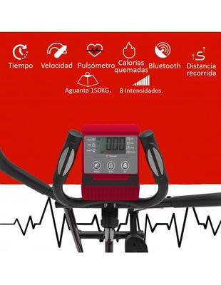 Bicicleta elíptica - 8 intensidades diferentes - Conexión app K - Foto 5