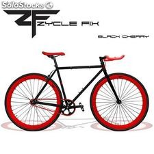 Bicicleta Fixie - Fixed Gear Negra y Roja