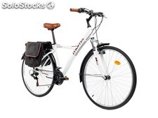 Bicicletta da passeggio 28&quot; alluminio Shimano 18v