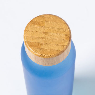 Bidón de cristal y tapón bambú. 500 ml - Foto 4