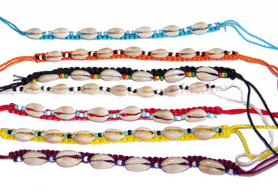 Bijou de plage coquillage paquet de 12 bracelets