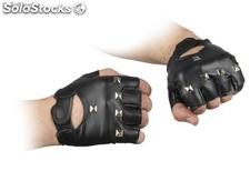 Biker gloves with spikes