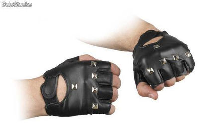 Biker gloves with spikes