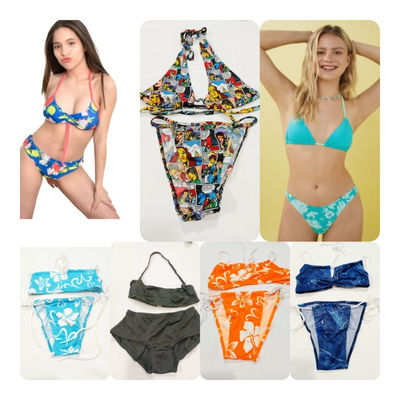 Bikini per adolescenti all&#39;ingrosso con diverse stampe e disegni