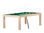Billard convertible en table à manger - Couleur érable boisé avec tapis vert - Photo 3