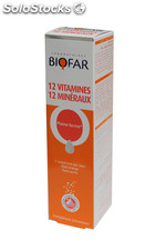 Biofar 12 vitamines 12 minéraux- pleine forme ( 20 comp au goût orange)