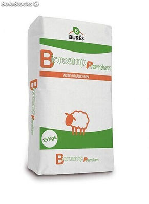 Biorcamp premium pellets - Abono orgánico estiércol de oveja - 25 kg