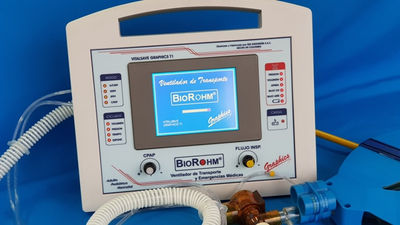 Biorohm ventilador para emergencias médicas y transporte vitalsave graphics-T1