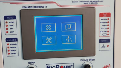 Biorohm ventilador para emergencias médicas y transporte vitalsave graphics-T1 - Foto 2