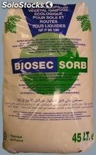 Biosec sorb absorbant vegetal ignifuge conforme norme nf p 98 190
