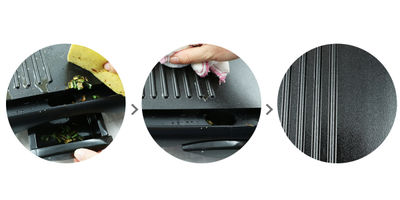 [bistecchiera elettrica] griglia 2000W barbecue portatile alluminio - Foto 4
