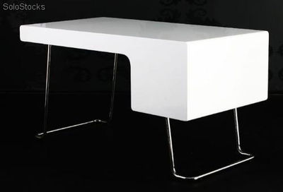 Biurko Centurio białe do saloniku lub eleganckiego biura - Zdjęcie 5