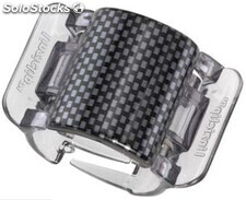 Black Grey Check Centre with Black clear wings Gloss MIDI