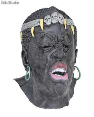 Black king latex mask