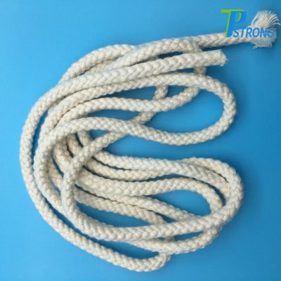 Blanco crudo trenzado hueco cuerda de algodón - Foto 2
