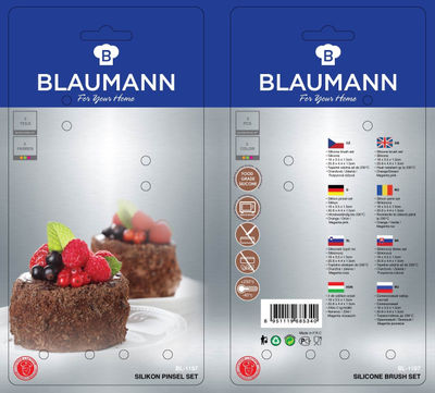 Blaumann BL-1196, Pâtissier avec poussoir en acier inoxydable Bleu - Photo 3