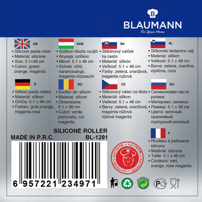 Blaumann BL-1281, Rouleau à pâtisserie - Photo 2