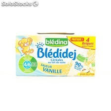 Bledina Lait Et Cereales Bebe Bledidej Des 4 6 Mois Vanille Les 4 Briques De