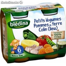Bledina Petits Pots Bebe Des 6 Mois Legumes Colin Les 2 Pots De 0 G