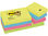 Bloc de notas adhesivas quita y pon post-it 38x51 mm neon pack de 12 blocs - Foto 2