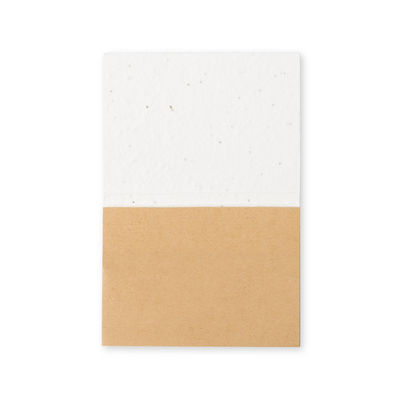Bloc de notas, con cubiertas fabricadas en papel semilla - Foto 3