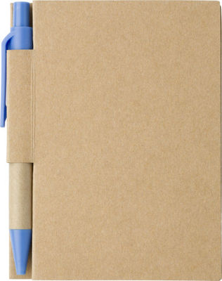Bloc de notas pequeño cartón con 80 hojas y bolígrafo - Foto 2