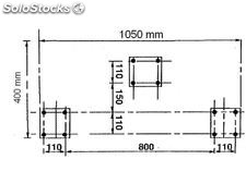 Bloc Parking 3 pieds systeme indeformable