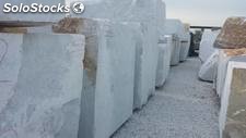 Blocs de marbre blanc Carrara