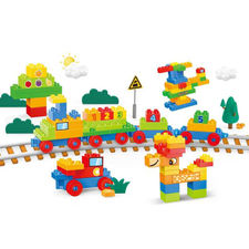 Bloques De Construcción Tren Infantil