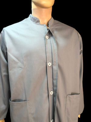 blouse de travail gris, pour hommes , bonne qualité ,blouses personnalisable - Photo 2
