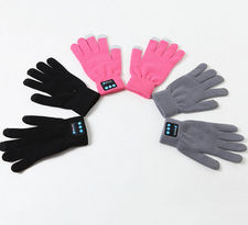 Bluetooth - Frau Mann im Winter warm touchscreen - handschuhe aus gewirken