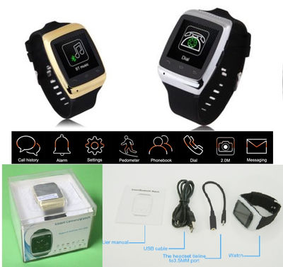 bluetooth reloj inteligente s15 camara 2mp sincronizar Iphone y android celular