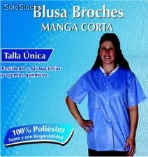 Blusa broches/ cremallera