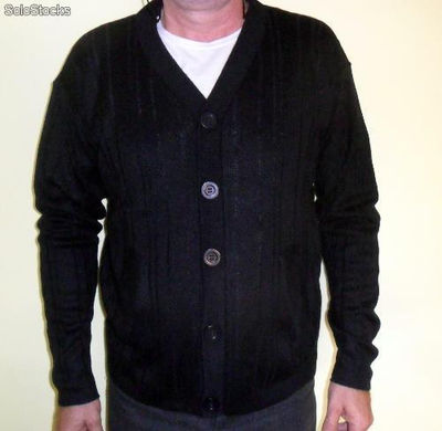 Blusa de lã básica, decote V, para uso profissional - Foto 2
