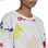 Bluza bez kaptura Damska Adidas Essentials Multi-Coloured Biały - 5