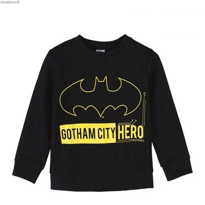 Bluza bez kaptura Dziecięca Batman Czarny